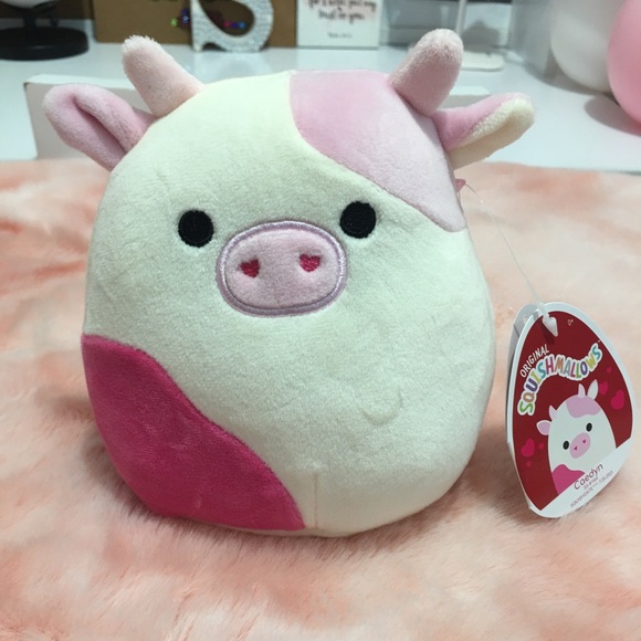 Caedyn 5” Valentine’s original squishmallows with heart nostrils - Picture 3 of 6